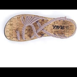 Plaka palm leaf wooden sandal 10 Brazilian sand ta